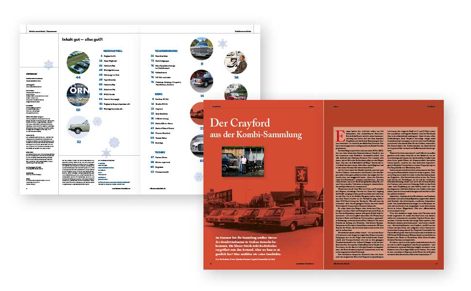 Eindrücke aus der Oldtimer-Zeitschrift „Benzheimer Flosskeln“